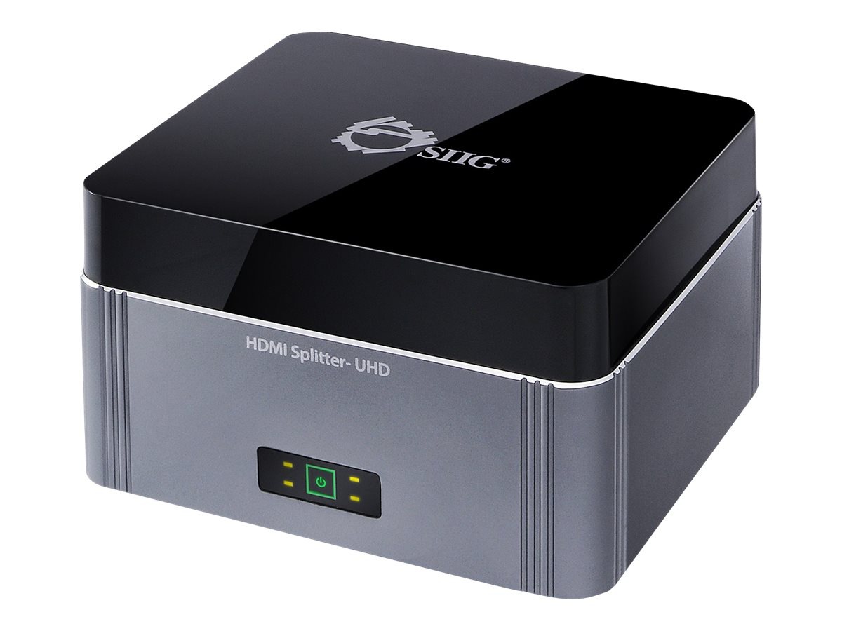SIIG Premium 4K 60HZ HDR 1x4 HDMI Splitter with EDID - 18Gbps - HDMI - HDCP