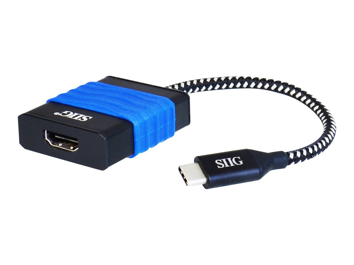 SIIG USB Type-C to HDMI Cable Adapter - external video adapter - black