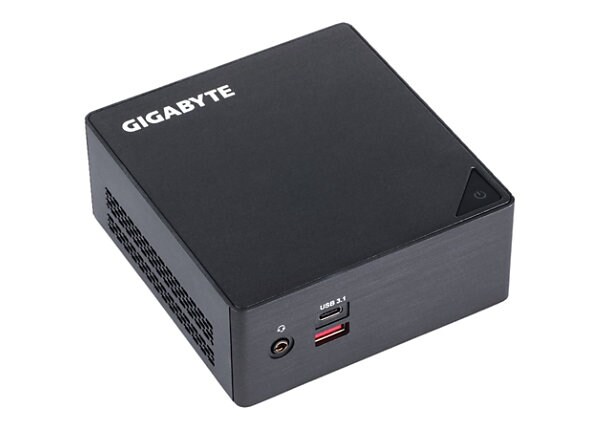 Gigabyte BRIX s GB-BSi7HA-6600 (rev. 1.0) - Ultra Compact PC Kit - Core i7 6600U 2.6 GHz - 0 MB - 0 GB