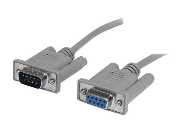 StarTech.com 10 ft DB9 RS232 Serial Null Modem Cable - -