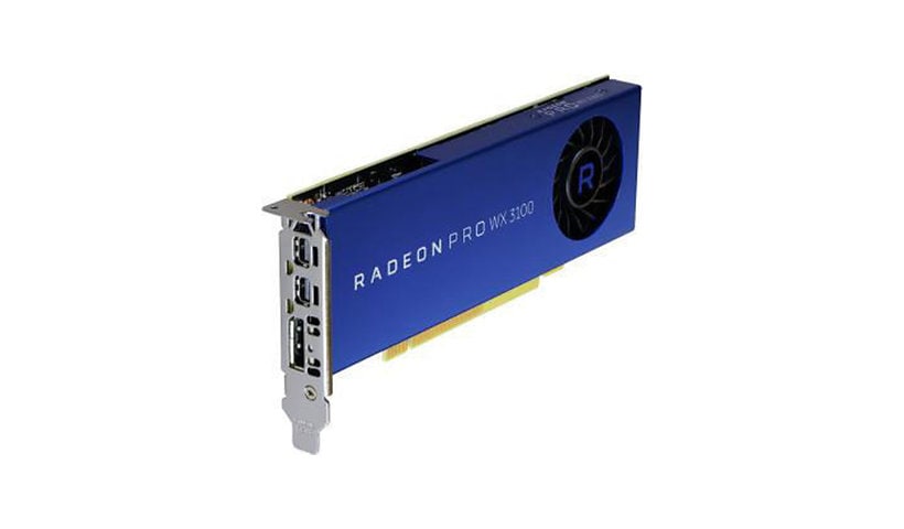 Radeon Pro WX 3100 - graphics card - Radeon Pro WX 3100 - 4 GB