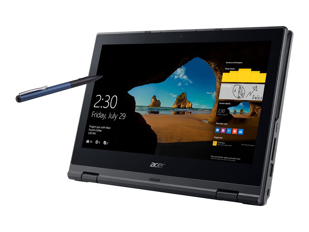 Acer TravelMate Spin B1 B118-RN-C8JP - 11.6" - Celeron N3450 - 4 GB RAM - 64 GB SSD - US International