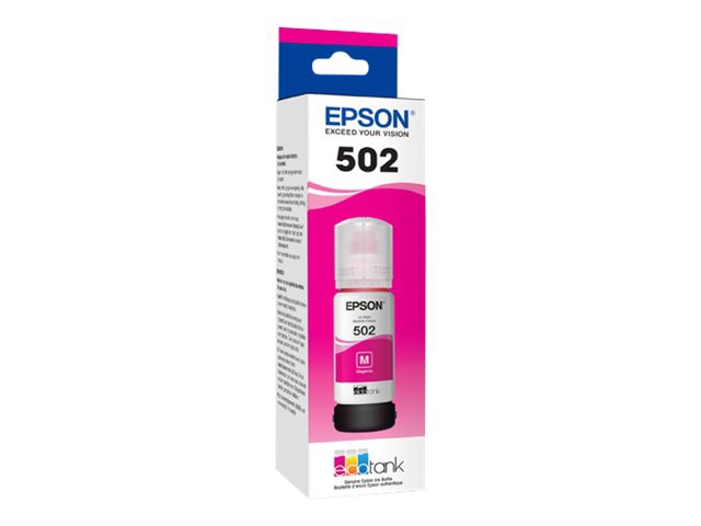 EPSON T502 DYE MAGENTA BTL W/SENSOR