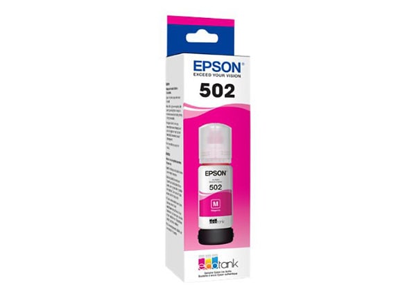 Epson 502 With Sensor - magenta - original - ink tank - T502320-S - Inkjet  Cartridges 