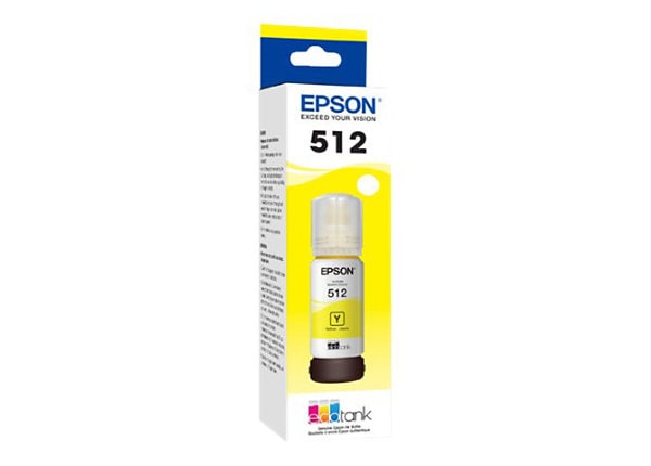 Epson 512 With Sensor - yellow - original - ink tank