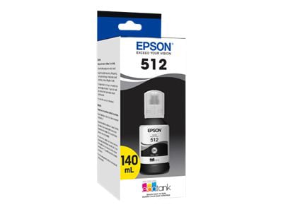 Epson T512 Black Ink Bottle with Sensor for EcoTank Printer