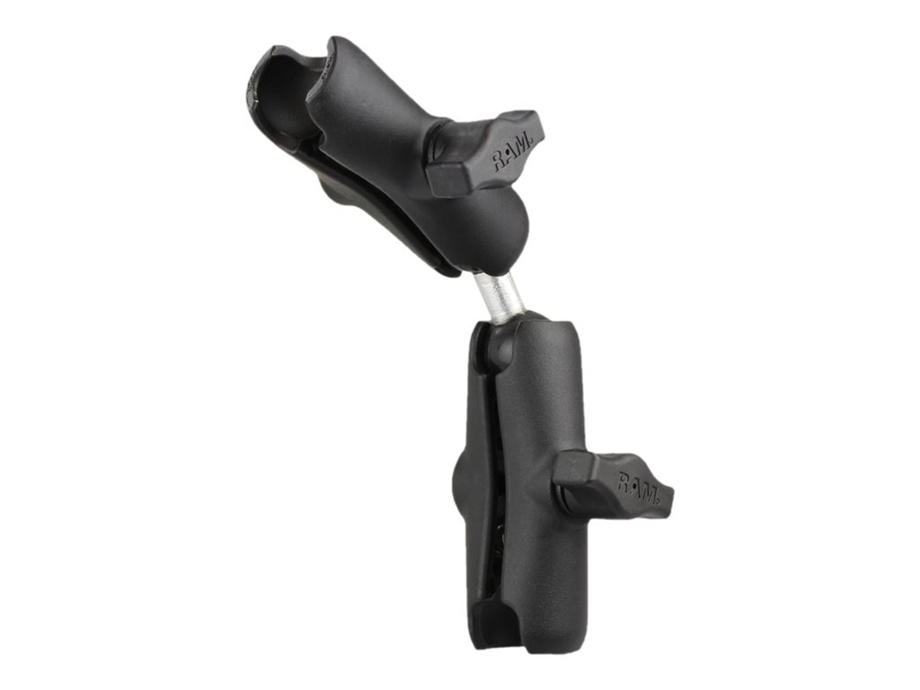 RAM Mounts B Size Double Socket Arm with Dual Extension and Ball Adapter