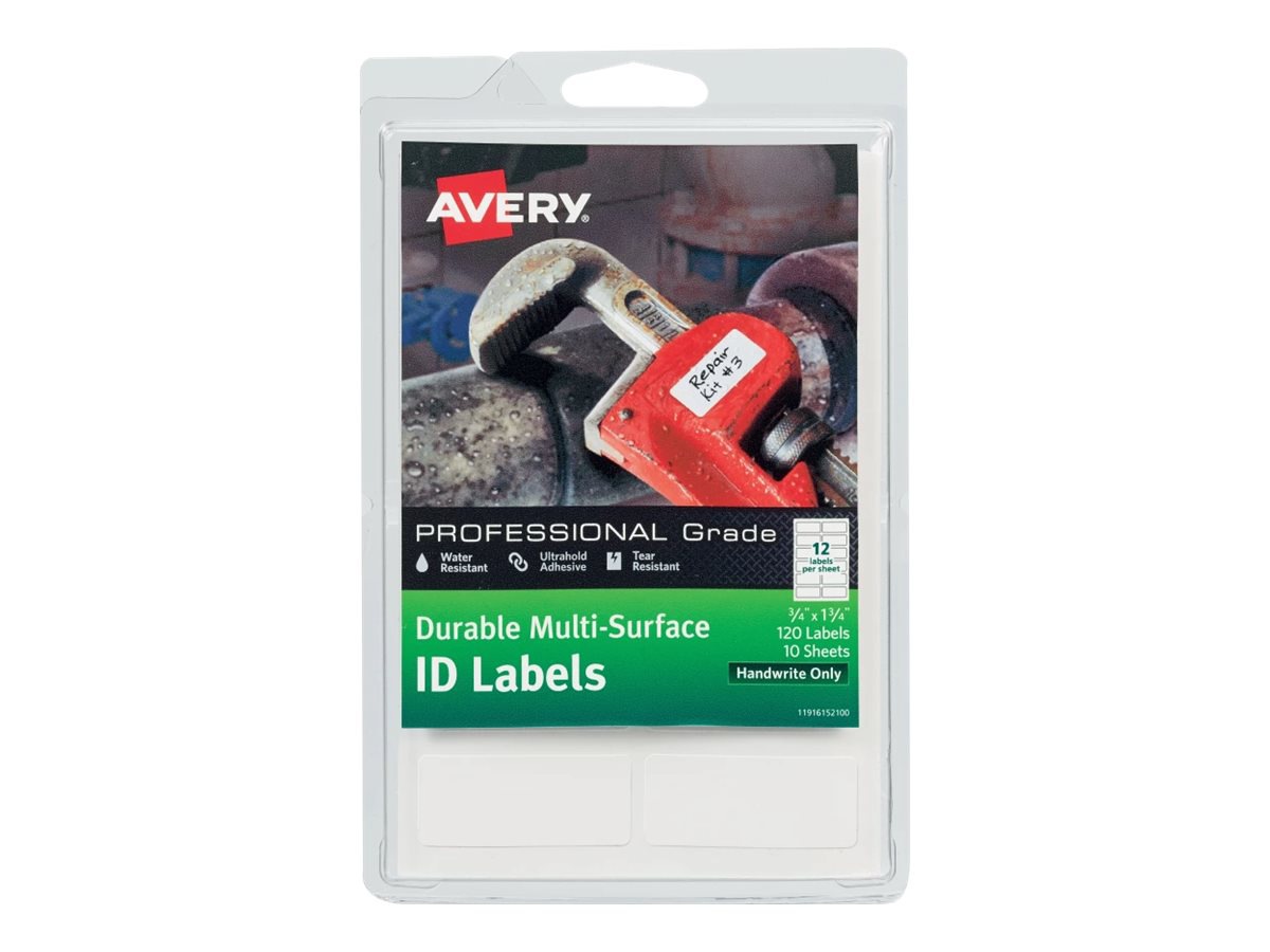 Avery Durable Multi-surface - ID label (pack of 120)