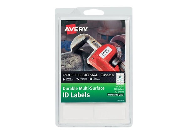 Avery Durable Multi-surface - ID label (pack of 120)