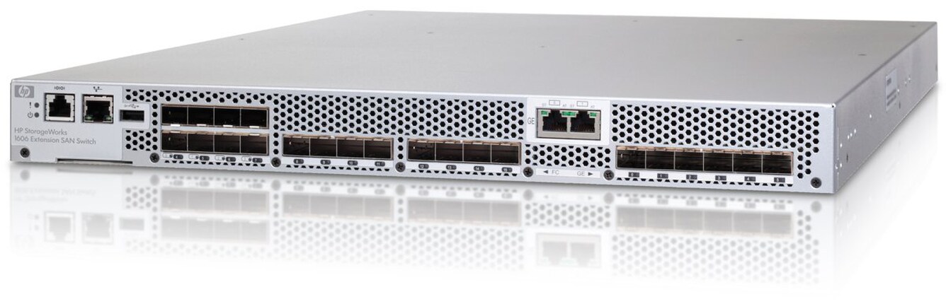 HPE 1606 FCIP 4-port Enabled 8Gb FC 2-port Enabled 1GbE Base Switch