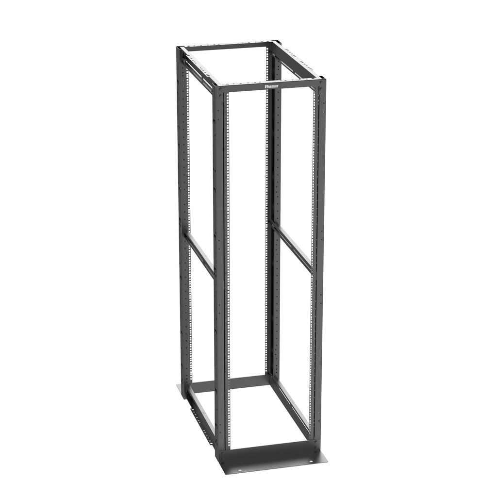 Panduit 4 Post Cable Management Rack - rack - 45U