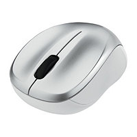 Verbatim Silent Wireless Blue LED Mouse - mouse - 2.4 GHz - silver