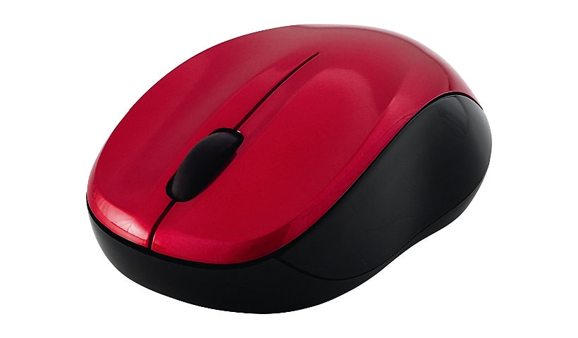 Verbatim Silent Wireless Blue LED Mouse - mouse - 2.4 GHz - red