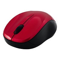 Verbatim Silent Wireless Blue LED Mouse - mouse - 2.4 GHz - red