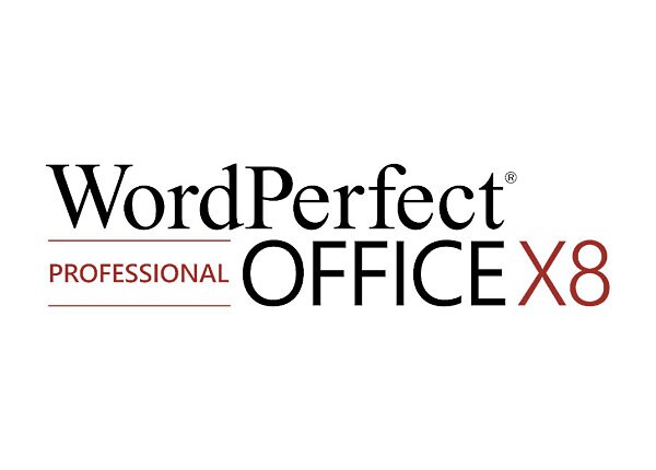 WordPerfect Office X8 Professional Edition - license - 1 user