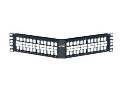 LEVITON 48PT ANGLED PATCH PANEL