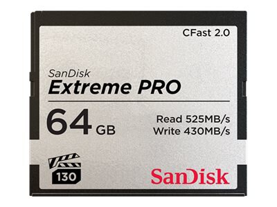 SanDisk Extreme Pro - flash memory card - 64 GB - CFast 2.0