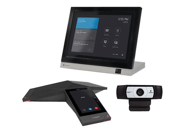 Polycom MSR 200 - video conferencing kit - with Surface Pro 2017 (i5, 128GB, 4GB), Logitech C930e, Polycom RealPresence
