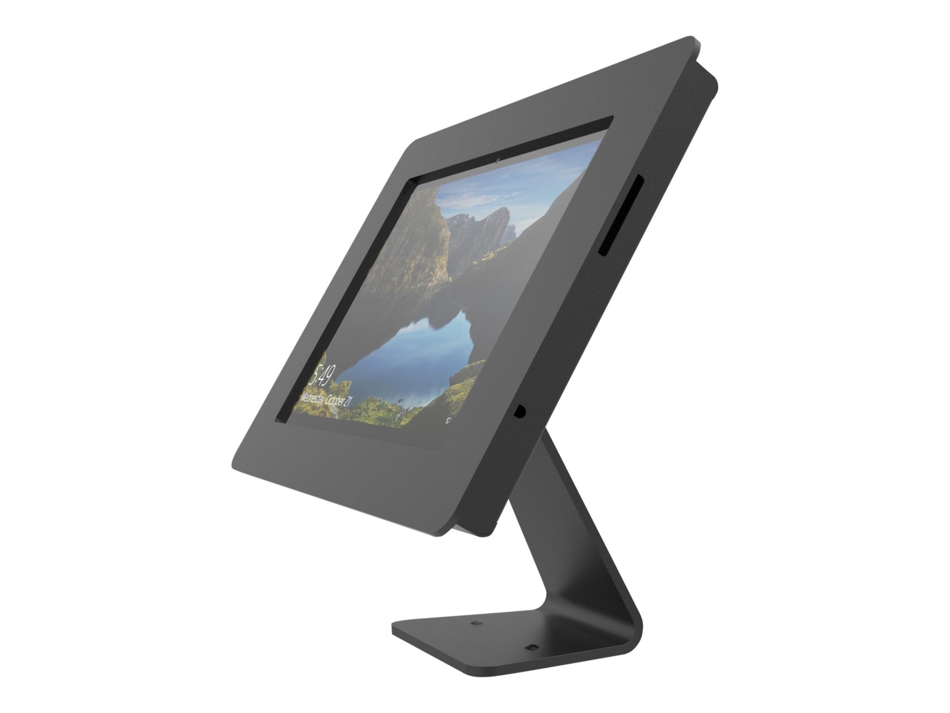 Compulocks Surface Pro 3-7 Rokku Enclosure Rotating Counter Stand stand - for tablet - black