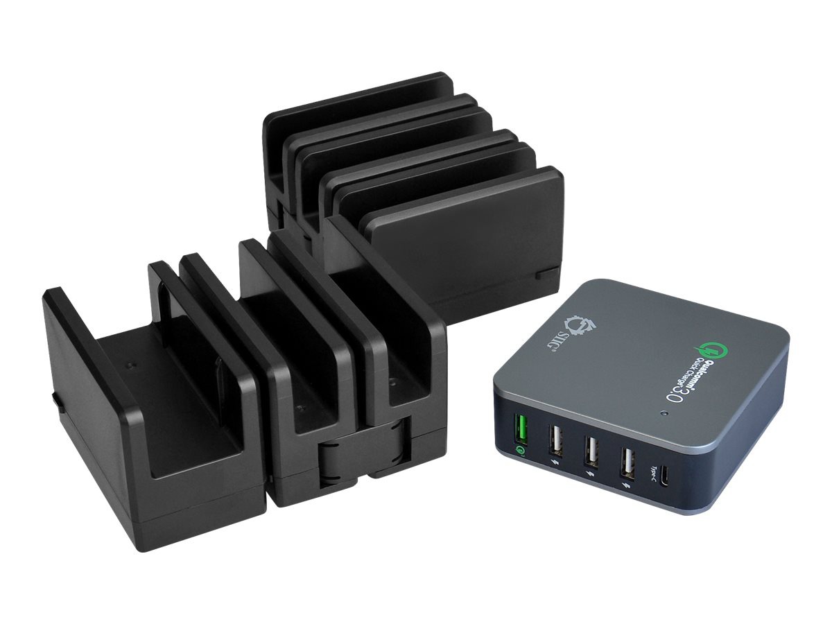 SIIG Multi-Flex Foldable 5-Port Charging Station - power adapter