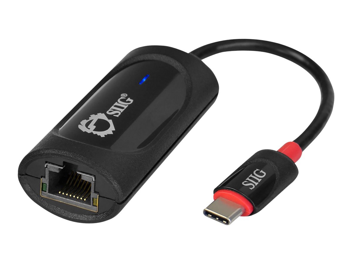 SIIG USB-C to Gigabit Ethernet Adapter - USB 3.0 - network adapter - USB-C
