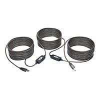 Tripp Lite 50ft USB 2.0 Hi-Speed Active Repeater Cable USB-A to USB-B M/M