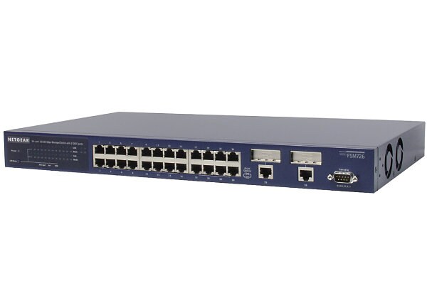 NETGEAR FSM726 24-Port 10/100 Managed Switch