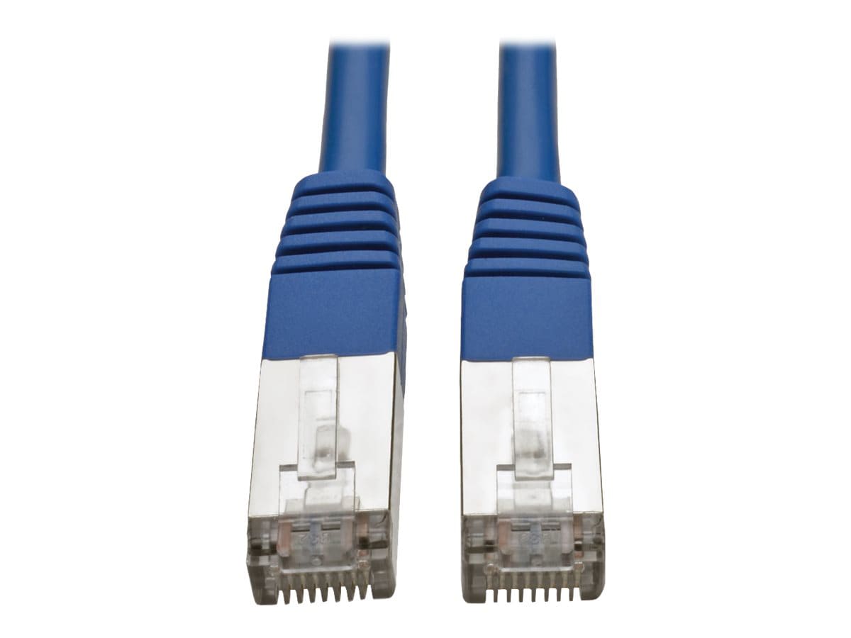 Eaton Tripp Lite Series Cat5e 350 MHz Molded Shielded (STP) Ethernet Cable (RJ45 M/M), PoE - Blue, 6 ft. (1.83 m) -