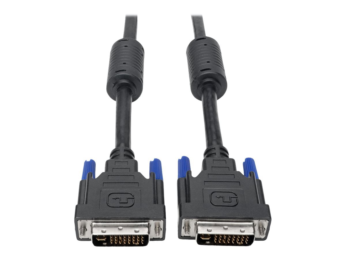 Eaton Tripp Lite Series DVI-I Dual Link Digital and Analog Monitor Cable (DVI-I M/M), 10 ft. (3.05 m) - DVI cable - 10