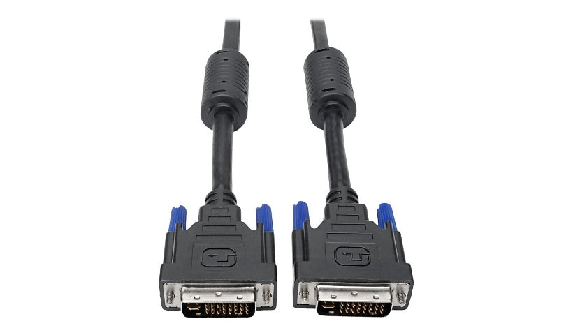 Tripp Lite DVI-I Dual-Link Digital/Analog Monitor Cable (M/M), 2560 x 1600 (1080p), 10ft 10' - DVI cable - 10 ft