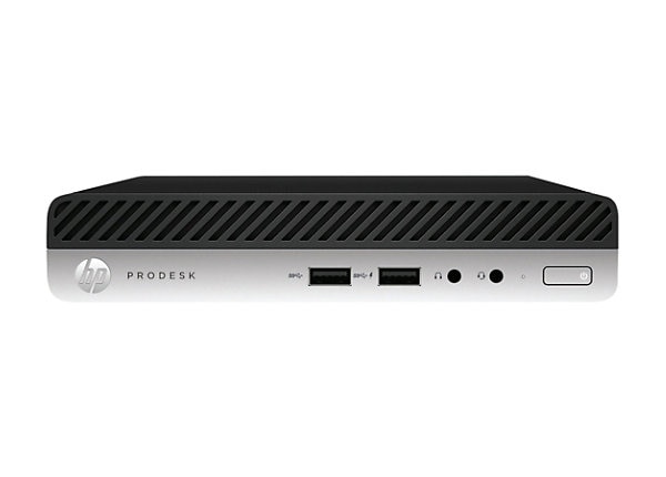 HP ProDesk 400 G3 - mini desktop - Core i5 7500T 2.7 GHz - 8 GB - 256 GB - QWERTY US