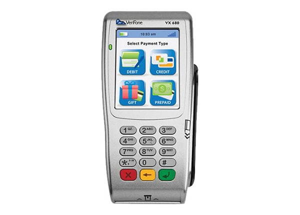 VeriFone VX 680 3G - signature terminal with magnetic card reader - serial, USB