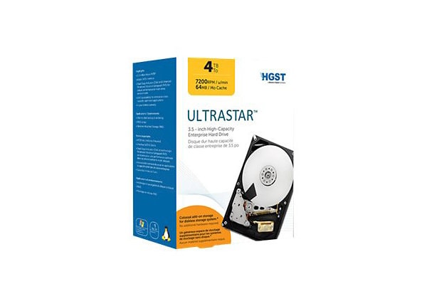 HGST Ultrastar 7K4000 HUS724040ALE640 - hard drive - 4 TB - SATA 6Gb/s