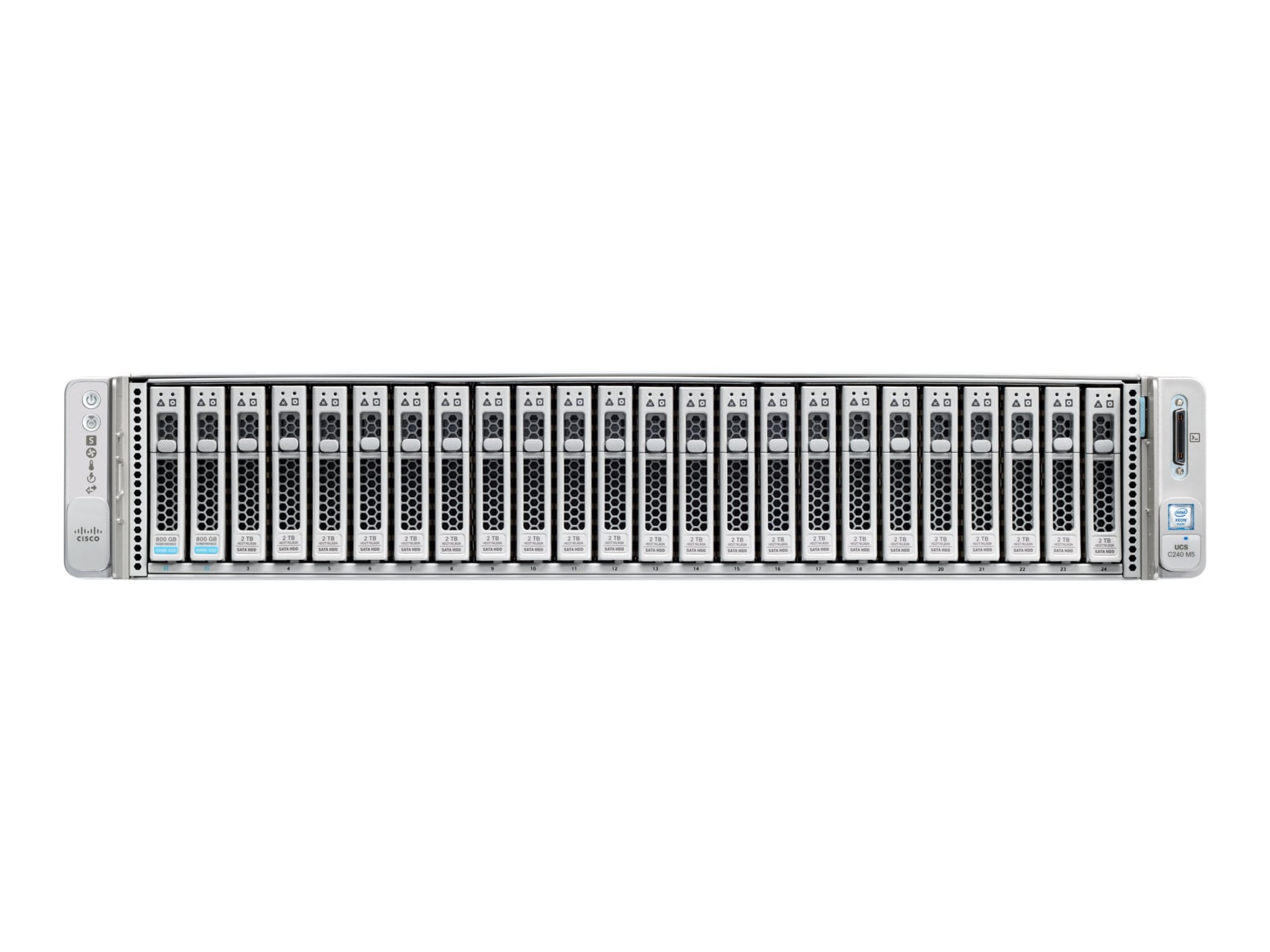 Cisco Hyperflex System HX240c M5 All Flash - rack-mountable - no CPU - no HDD