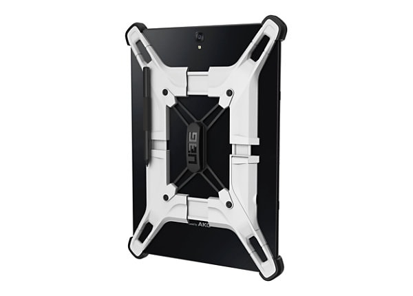 UAG Rugged Exoskeleton Universal Android Tablet Case with Stand and Pen Holder for 9 & 10-inch Tablets - White - case for tablet
