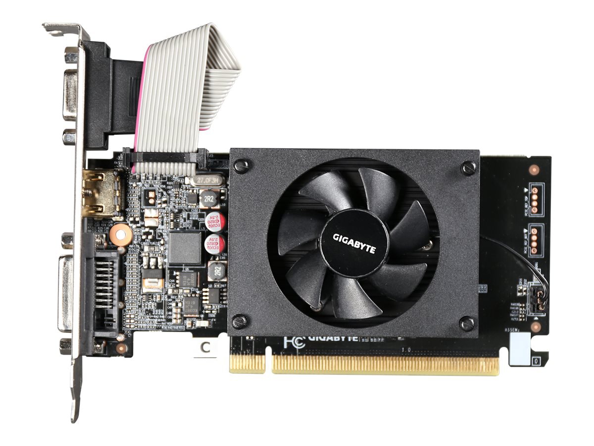 Gigabyte GeForce GT 710 2GB Graphic Cards and Support PCI Express 2.0 X8  Bus Interface. Graphic Cards GV-N710D5-2GL