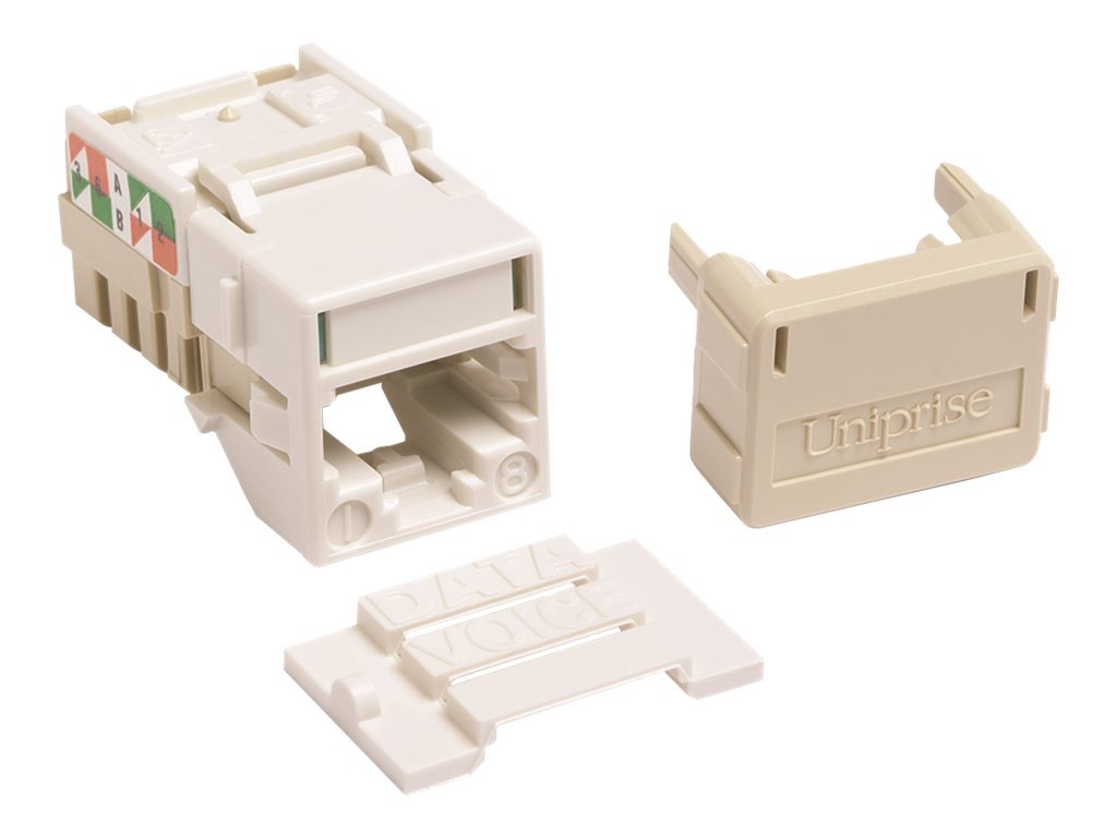 Commscope Ultra 10 UNJ10G Cat-6 1 Port 8W8P 110 Modular Jack - White