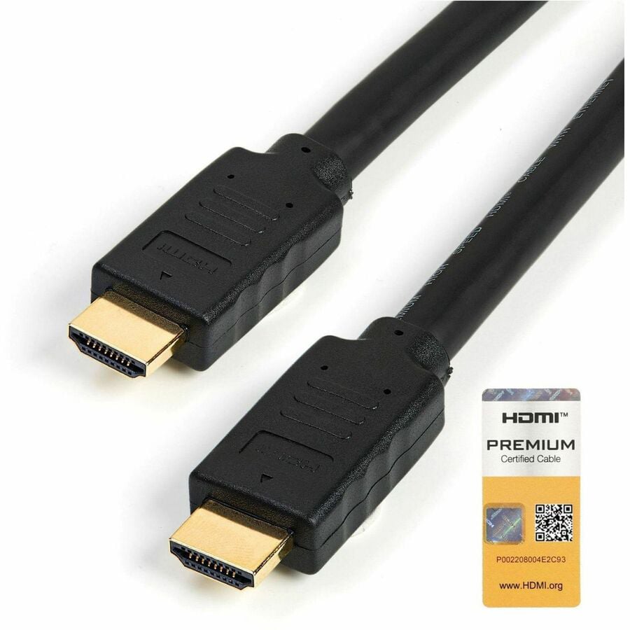 StarTech.com 15ft (5m) Premium Certified HDMI 2.0 Cable with Ethernet -  High Speed Ultra HD 4K 60Hz HDMI Cable HDR10 - Long HDMI Cord (Male/Male