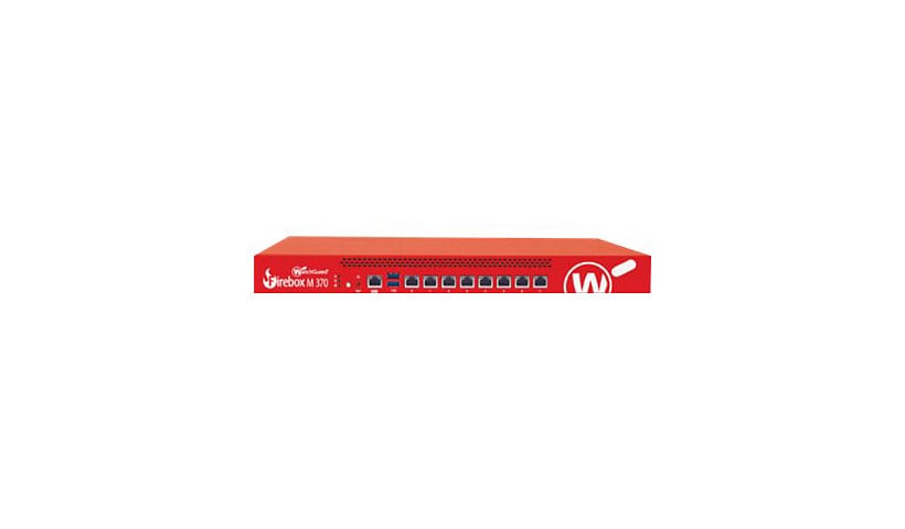 WatchGuard Firebox M370 - security appliance - with 3 years Basic Security