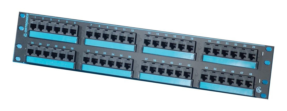 Ortronics Clarity 6 patch panel - 2U - 19"