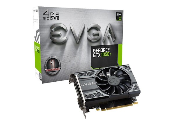 EVGA GeForce GTX 1050 Ti Gaming - graphics card - NVIDIA GeForce GTX 1050 - 4 GB