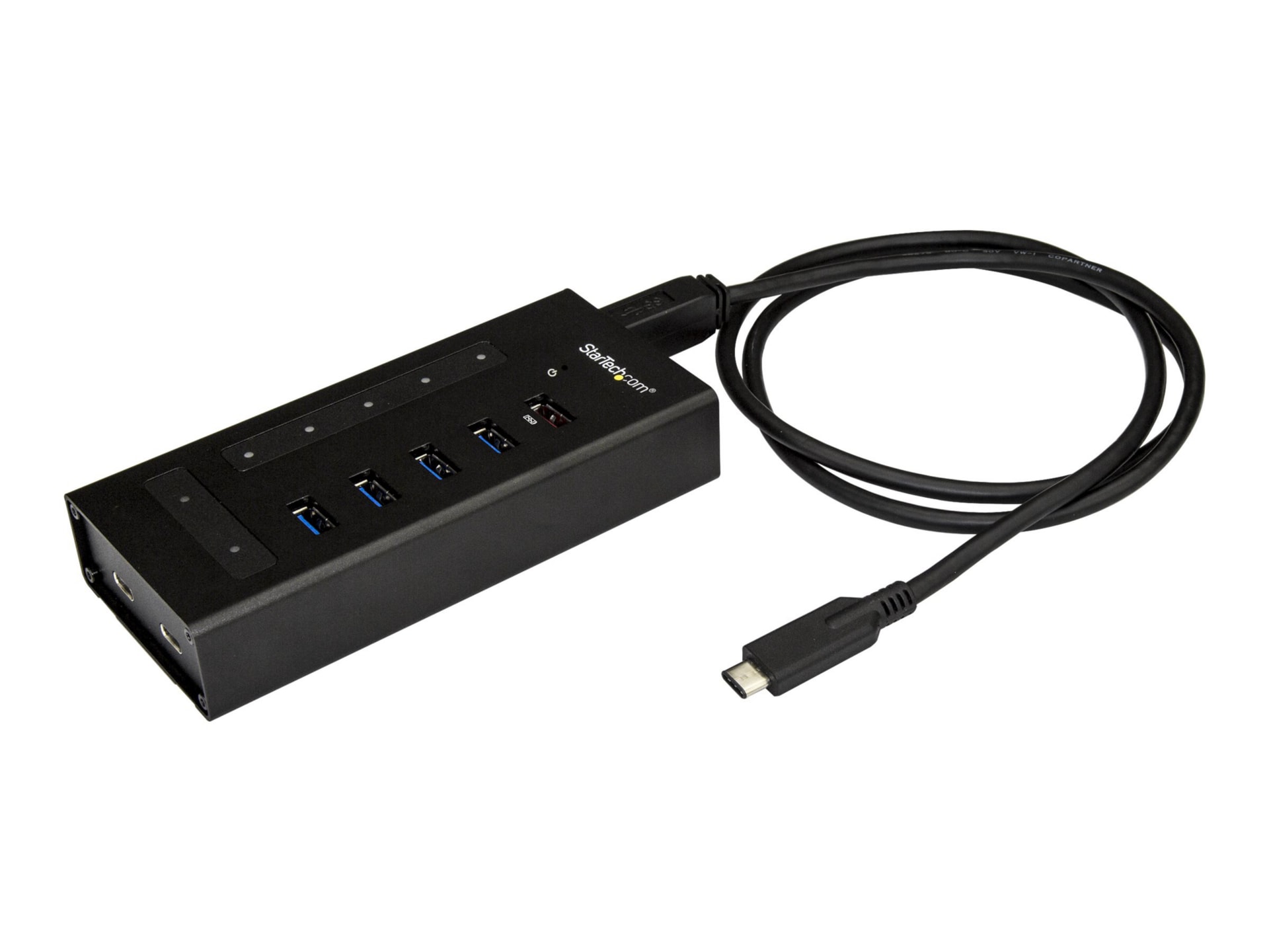 Concentrateur à 7 ports USB C 5 Gbit/s StarTech.com – 2C/5A – concentrateur USB de type C autonome