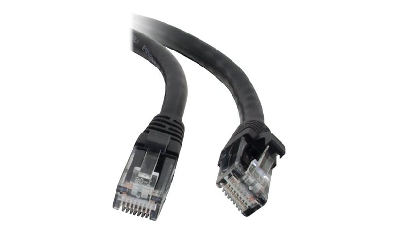 C2G 14ft Cat5e Snagless Unshielded (UTP) Ethernet Cable - Cat5e Network Patch Cable - PoE - Black