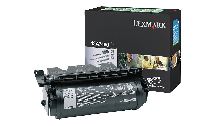 Lexmark - black - original - toner cartridge - LCCP, LRP