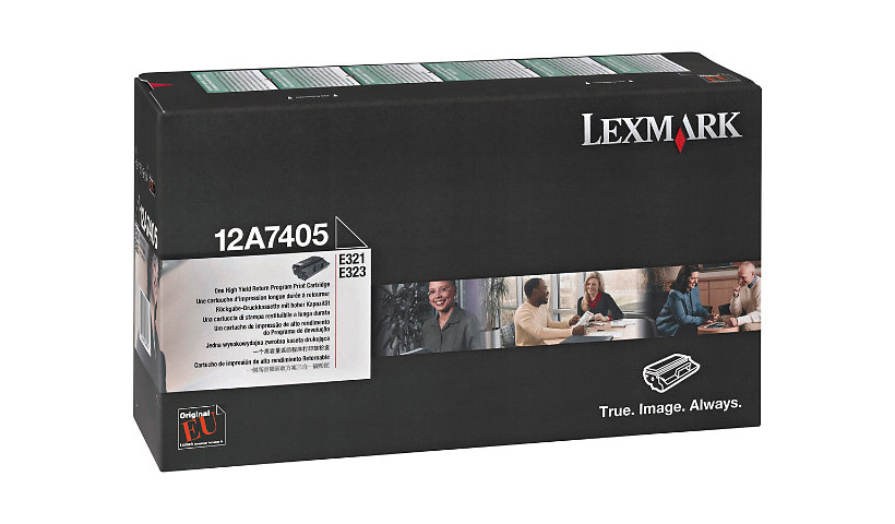 Lexmark Return Program 12A7405 Hi-Yield Black Toner Cartridge