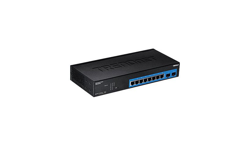 TRENDnet TPE 082WS - switch - 10 ports - rack-mountable