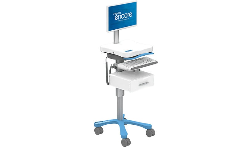 Enovate Medical Two Tier Single Drawer for Encore Workstation