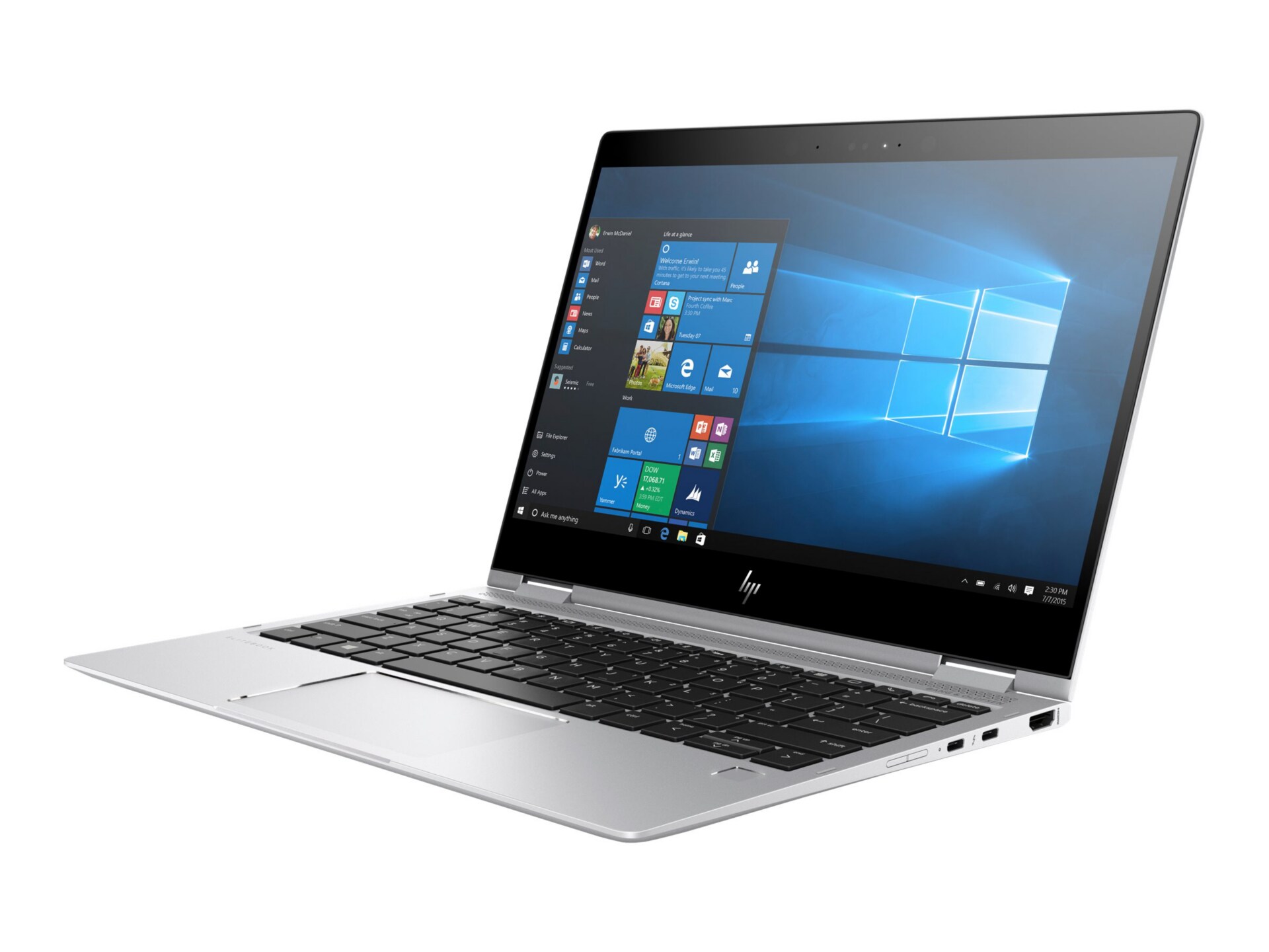 HP EliteBook x360 1020 G2 - 12.5" - Core i5 7300U - 16 GB RAM - 256 GB SSD - US