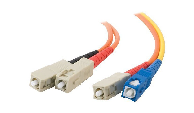 C2G OM1 SC/SC 62.5/125 Mode-Conditioning Fiber Optic Patch Cable - mode con