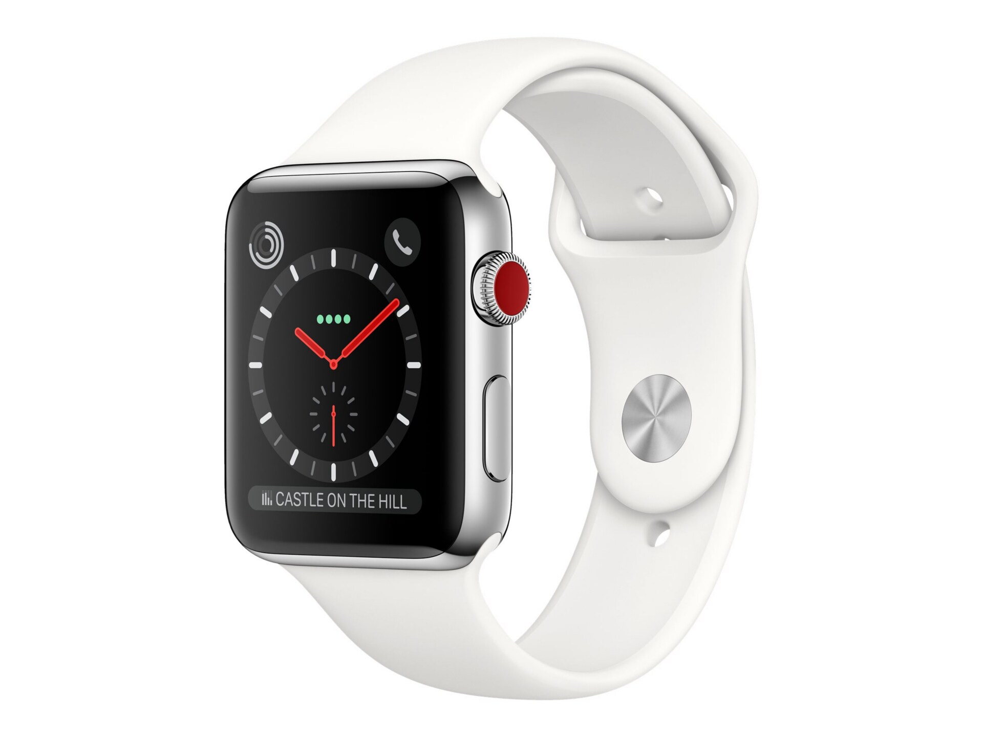 Apple Watch Series 3 (GPS + Cellular) - stainless steel - smart watch with